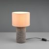 Lampada da tavolo ceramica marrone h38cm per salotto