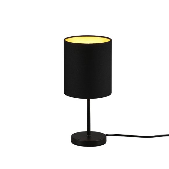 Lampada da tavolo per soggiorno moderno nero