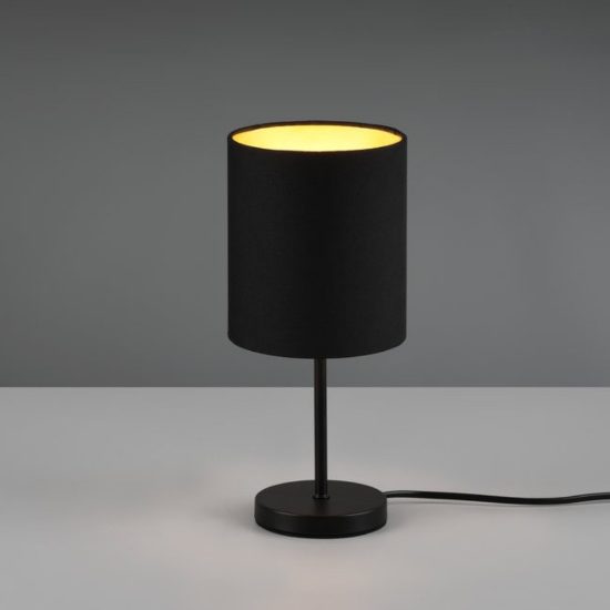 Lampada da tavolo per soggiorno moderno nero
