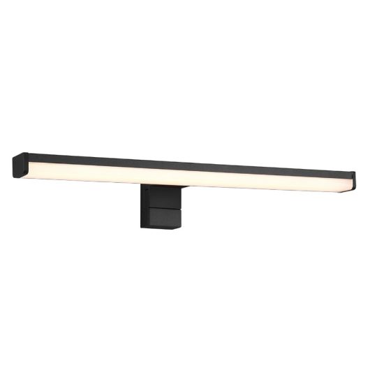 Applique per specchio da bagno led 3000k nero opaco ip44