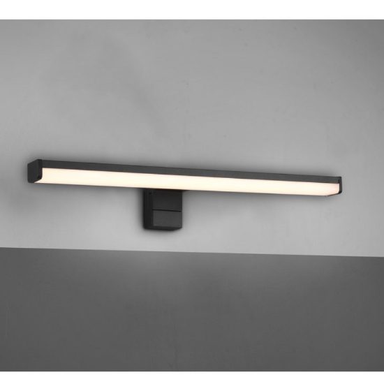 Applique per specchio da bagno led 3000k nero opaco ip44