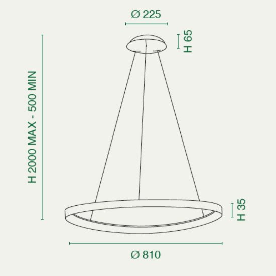 Fabas quirk lampadario bianco a sospensione led 75w cct 2700k 3000k 4000k dimmerabile