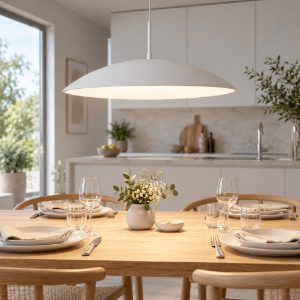 Fabas glamis lampadario da cucina led 24w 3000k bianco