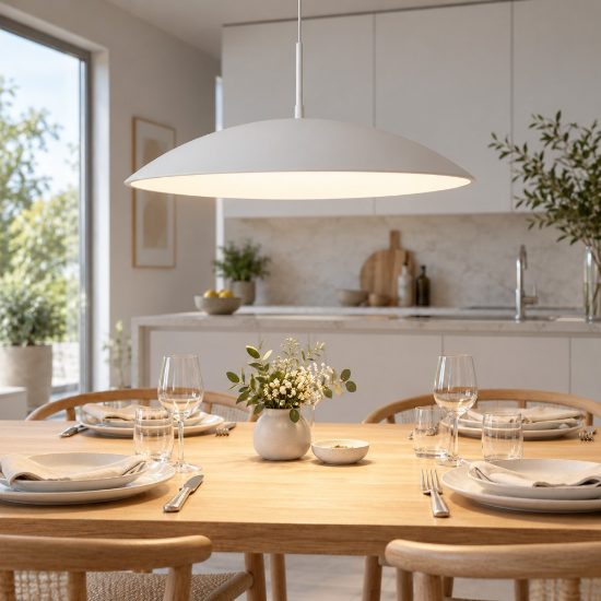 Fabas glamis lampadario da cucina led 24w 3000k bianco