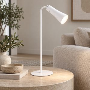 Lampada da tavolo bianco led 3000k ricaricabile usb dimmerabile touch