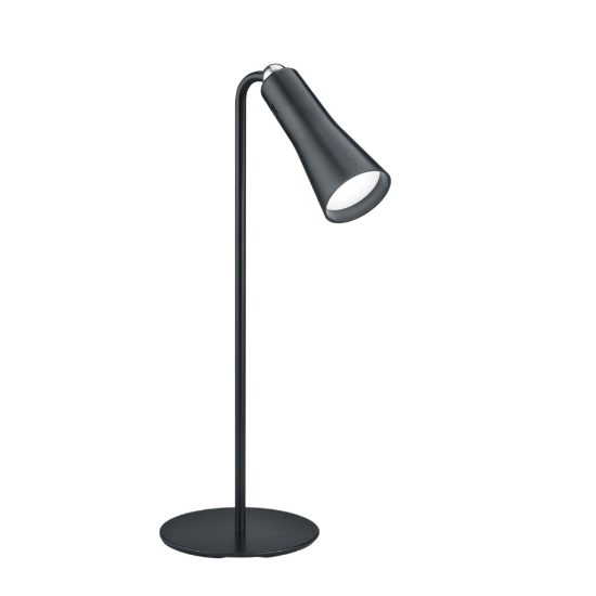 Lampada da scrivania moderna led 3000k dimmerabile ricaricabile nero touch