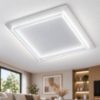 Plafoniera led 40w cct 3000k 4000k moderna quadrata bianca per sala da pranzo