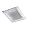 Plafoniera led 40w cct 3000k 4000k moderna quadrata bianca per sala da pranzo