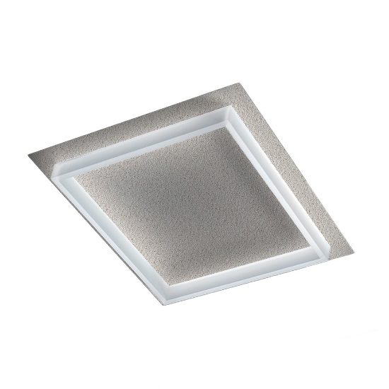 Plafoniera effetto muro moderna per sala da pranzo quadrata led 40w cct 3000k 4000k
