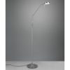 Piantana da terra led 12w cct 2300k 4000k dimmerabile nickel