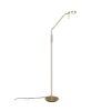 Piantana lampada da terra ottone led cct 2300k 4000k per salotto