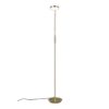 Piantana lampada da terra ottone led cct 2300k 4000k per salotto