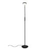 Lampada da terra orientabile led cct 2300k 4000k nero opaco