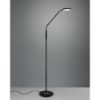 Lampada da terra orientabile led cct 2300k 4000k nero opaco