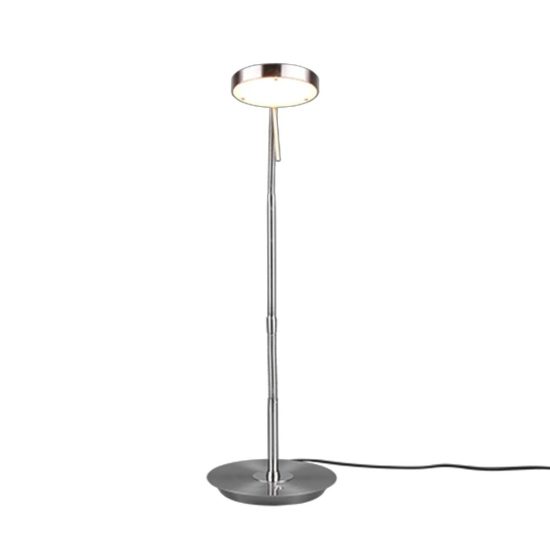 Lampada da scrivania ufficio led cct 2300k 4000k dimmerabile nickel