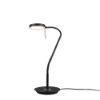 Lampada da scrivania led 12w cct 2300k 4000k orientabili nera