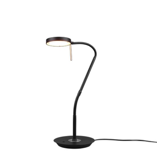 Lampada da scrivania led 12w cct 2300k 4000k orientabili nera