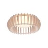 Plafoniera led 16.5w 3000k dimmerabile bianco legno
