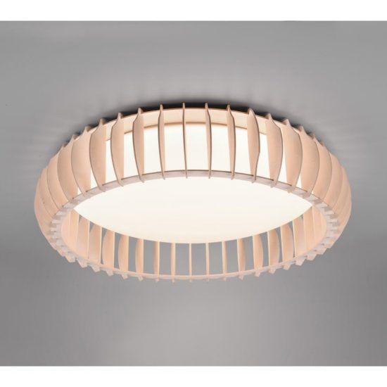 Plafoniera led 38w cct 3000k 6500k con telecomando bianca