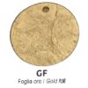 Plafoniera led 40w cct 3000k 4000k moderna quadrata foglia oro
