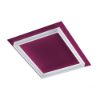 Plafoniera led 40w cct 3000k 4000k moderna quadrata magenta