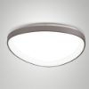 Fabas quirk plafoniera ovale tortora led 38w cct 2700k 3000k 4000k dimmerabile