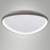 Fabas quirk plafoniera moderna tortora led 56w cct 2700k 3000k 4000k dimmerabile
