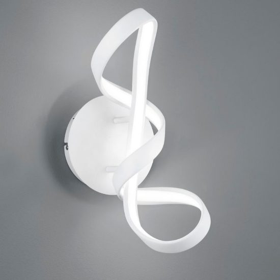 Applique design moderno bianco led 4000k dimmerabile