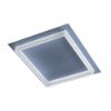Plafoniera moderna quadrata carta da zucchero led 48w cct 3000k 4000k