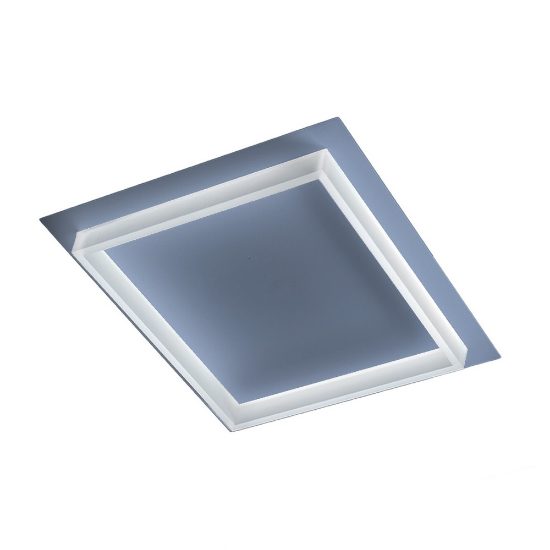 Plafoniera moderna quadrata carta da zucchero led 48w cct 3000k 4000k