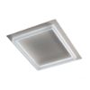 Plafoniera quadrata moderna per sala da pranzo led 48w cct 3000k 4000k effetto muro