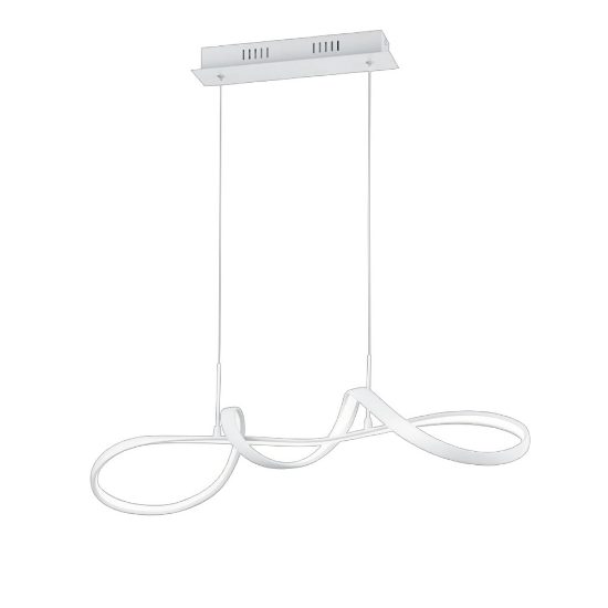 Lampadario per tavolo da pranzo bianco led 4000k