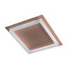 Plafoniera quadrata moderna pesca led 48w cct 3000k 4000k