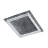 Plafoniera per sala da pranzo foglia argento led 48w cct 3000k 4000k