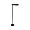 Lampioncino moderno quadrato nero per esterno giardino led 10w 3000k ip65 60cm
