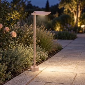 Paletto da esterno quadrato moderno pesca led 10w 3000k ip65 60cm