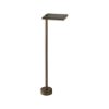 Lampioncino led 10w 3000k ip65 moderno da esterno giardino quadrata ruggine 60cm