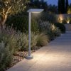 Lampione da esterno moderno quadrata carta da zucchero led 10w 3000k ip65