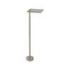 Lampioncino led 10w 3000k ip65 60cm moderno da esterno giardino quadrato tortora