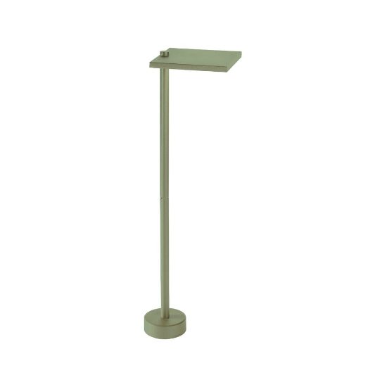 Paletto da giardino led 10w 3000k ip65 quadrata moderno verde salvia 60cm