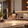 Fabas susa lampada a sospensione nera da incasso led 5w 3000k