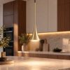 Fabas susa lampada da incasso a sospensione ottone led 5w 3000k