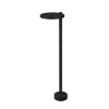 Lampione moderno rotonda antracite da esterno led 10w 3000k ip65 60cm