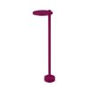 Lampioncino led 10w 3000k ip65 60cm moderno da esterno giardino rotondo magenta