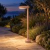 Paletto da esterno rotonda moderno pesca led 10w 3000k ip65 60cm
