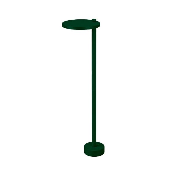 Lampioncino da esterno moderno rotondo verde bosco led 10w 3000k ip65 60cm