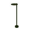 Lampioncino led 10w 3000k ip65 60cm da esterno moderno rotondo verde oliva