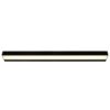 Applique per bagno led 13w 3000k nero opaco 90cm