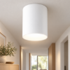 Ideal lux nitro pl d10 faretto da soffitto cilindro bianco led 3000k
