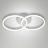 Fabas luce giotto plafoniera led 36w 3000k dimmerabile moderna bianco